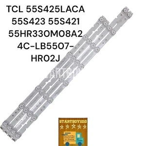 Strips for TCL 55S425LACA 55S423 55S421 55HR330M08A2 4C-LB5507-HR02J - Picture 1 of 8