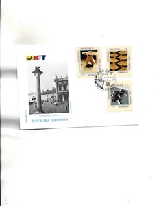 Croatia FDC Sc#162 to 164 Art - Picture 1 of 1