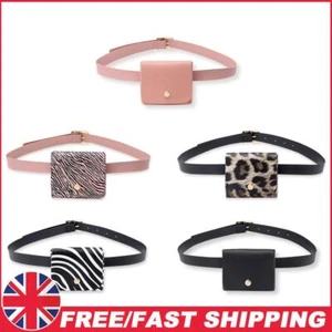 Bolso Cinturón Retro Patrón Animal Mujer PU Cintura Riñonera Mini Dinero Teléfono Cartera - Imagen 1 de 11