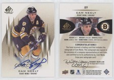 2013-14 SP Game Used Edition Gold Auto Cam Neely #89 Auto HOF