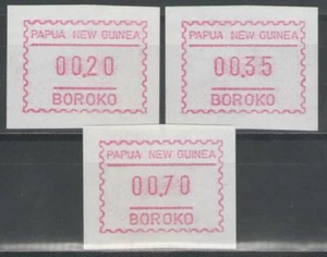PAPOUASIE et Nelle-GUINEE: Distributeurs n°1 **, "3 valeurs, 1990" (cote 11€) - Picture 1 of 1