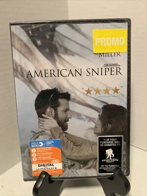 American Sniper (DVD, 2014) New Clint Eastwood Bradley Cooper Buy 3 Get 1 Free - Image 1 of 4