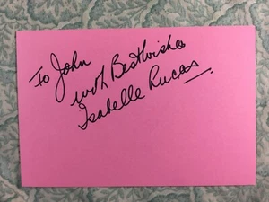 Isabelle Lucas - Caribbean Mystery - Ellis Island - Autographed 1972 - Picture 1 of 2