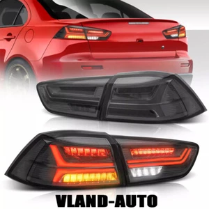 VLAND For Smoked Mitsubishi Lancer & EVO X 2008-2020 LED Tail lights Plug & Play - Picture 1 of 18