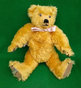 15” HARRODS MERRYTHOUGHT JOINTED GROWLER TEDDY BEAR - LIMITED EDITION 175/1000 - Picture 1 of 17