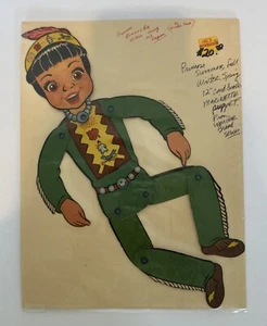 Howdy Doody Marionette Papppuppe Vintage Wunderbrot Serie 12 Zoll groß - Bild 1 von 8
