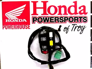 NUEVO JUEGO DE INTERRUPTOR IZQUIERDO HONDA FABRICANTE DE EQUIPOS ORIGINALES 2020-24 TRX420FA/FA2/FA5/FA6 *35140-HR3-WE1* - Imagen 1 de 3