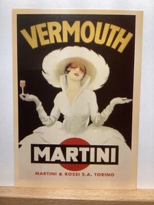 Martini & Rossi Reproduction Postcard: 4”x 5 1/2 - Picture 1 of 2