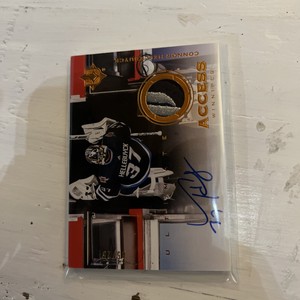 2020-21 UD ULTIMATE COLLECTION CONNOR HELLEBUYCK Patch Auto /25