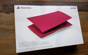 New ✹ PS5 DISC VERSION CONSOLE COVER ✹ Playstation 5 Faceplate ✹ COSMIC RED ✹USA - Bild 1 von 4
