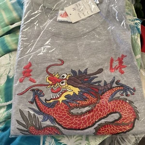 Maglietta Vintage Hong Kong M Drago Pesante Viaggio Souvenir Indie Grunge - Foto 1 di 3