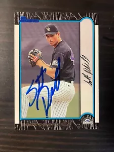 1999 Bowman #88 Scott Randall Colorado Rockies Signed Card Autographed - Picture 1 of 1