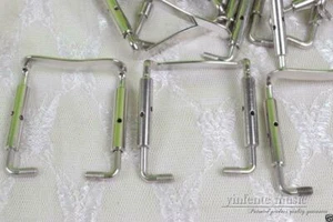 New 10 pcs Viola Chin Rest Clamps Chin rest Screw viola parts White Color - Picture 1 of 4