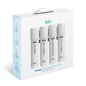 Brio 4-Stage Ultrafiltration Water Filter Replacement Kit - NEW OPEN BOX READ - Picture 1 of 11
