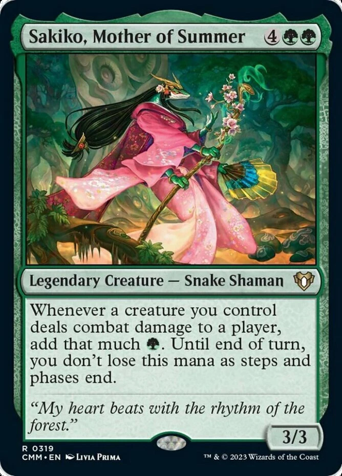 x1 Sakiko, Mother of Summer R MTG Commander Masters M/NM, English - Image 1 of 1