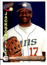 1999 Jacksonville Suns Grandstand #22 Marquis Riley Ashdown Arkansas AR Card