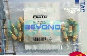 Neu 20 Stück/Tasche FESTO Messing Metall Schalldämpfer AMTE-M-LH-G18 1205860 - Bild 1 von 2