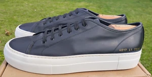 Common Projects EU 41 US 8/8.5 Mens Tournament Low Black 4017 COA EUC - Picture 1 of 12