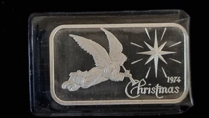 MADISON MINT 1974 1 TROY OUNCE SILVER ART BAR .999 fineness - Picture 1 of 3