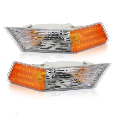 Luz de estacionamiento intermitente lámpara direccional par delantero conjunto apto 07-17 jeep patriot Foto 1 de 4