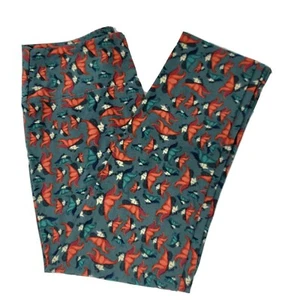 Leggings para mujer Lularoe OS talla única nuevos sin etiquetas Fairy Butterfly verde azulado naranja - Imagen 1 de 2