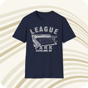 Throwbackmax League Park 1901 Classic Cut Football T-Shirt - Cleveland Rams - Bild 1 von 6