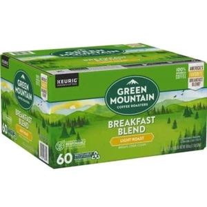 Cápsulas K-Cup de una sola porción para desayuno, café tostado ligero, 60 unidades caducan 25/05 - Imagen 1 de 4