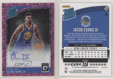 2018-19 Panini Donruss Optic Rated /20 Jacob Evans III #178 Rookie Auto RC