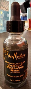 Shea Moisture Overnight Resurfacing Serum for Blemish Prone Skin African Black - Picture 1 of 1