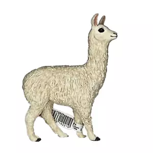Schleich Lama Statuina Bianco Fattoria Animale Plastica Figura 13920 Nuova - Foto 1 di 7