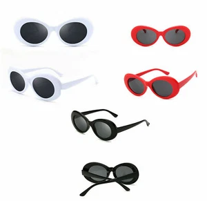 Gafas de sol ovaladas Kurt Cobain clout Nirvana gafas de sol vendedor del Reino Unido - Imagen 1 de 4