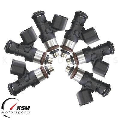 6 x Fuel Injectors fit Bosch 0280158189 for 2009-2012 Ford Escape Fusion 3.0L V6 - Image 1 of 4