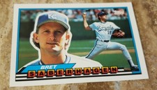 1989 topps big baseball card Bret Saberhagen