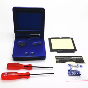 New Shell Housing Replacement Nintendo Gameboy Advance SP GBA SP Console Blue - Picture 1 of 5