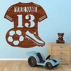Personalized Soccer Name sign, Wood plaque sign,wood Crafts - Picture 1 of 6