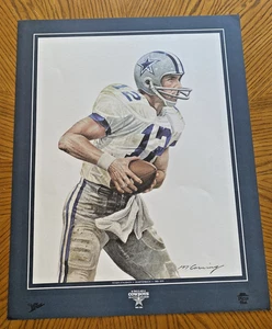 Roger Staubuch Dallas Cowboys Art Print Pizza Hut Dr Pepper Advertising 16x20" - Picture 1 of 11