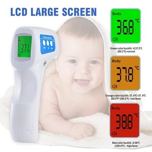 Berrcom 3-in-1 Infrared Thermometer Forehead Contactless for Baby Adult Fever - Picture 1 of 10