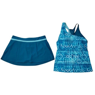 ZeroXposur Women's 2-Piece Scuba Style Tankini & Skirt Set - Image 1 of 3