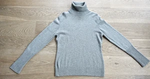 REPEAT Hochwertiger Pullover Damen Pullover 100% Cashmere Hellgrau Gr. L - Bild 1 von 14