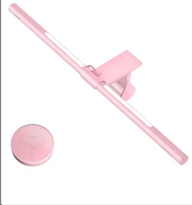 Quntis Remote Control Dual Source Monitor Light Bar Aluminum Alloy- Elegant Pink - Picture 1 of 4