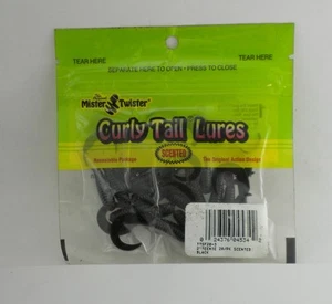 Mister Twister TTSF20-03 Black 2" Teenie Grub 20CT - Picture 1 of 2