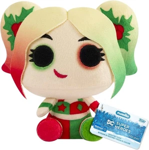 Funko Pop! Plush: DC Holiday - 4" Harley Quinn DC Comics Collectable Soft Toy - Picture 1 of 6
