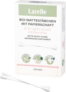 Bastoncini Di Ovatta Biologici in 100% Cotone Con Fusto Di Carta, Da Coltivazion - Foto 1 di 12