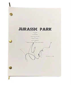 Jeff Goldblum Signed Autograph Jurassic Park Full Movie Script - Picture 1 of 1