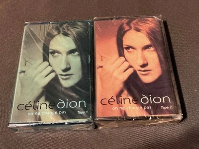 Celine Dion: On Ne Change Pas ULTRA RARE SEALED French Cassette Tape 1 & 2 New - Image 1 of 3