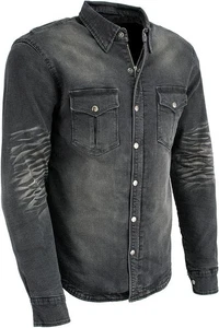Milwaukee Leather Men's Armored Denim Biker Shirt w/ Kevlar® MPM1620, Sz XL New - Bild 1 von 10