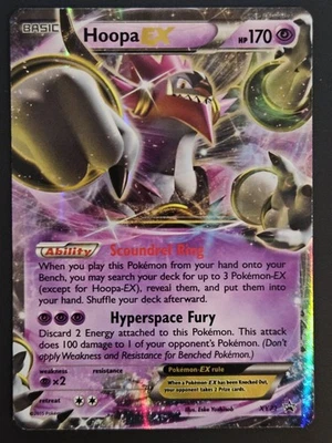 Hoopa EX XY71 Promo Holo Rare Pokémon Card 2015 Black Star Promo - Image 1 of 3