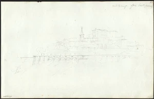 Antichamp Crest Drome Auvergne Francia Dibujo 1800 - Bild 1 von 1