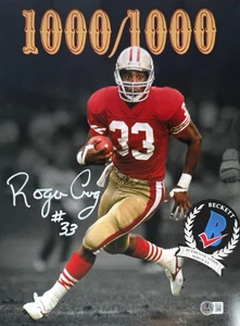 ROGER CRAIG SIGNIERT SAN FRANCISCO 49ERS 11X14 FOTO BECKETT COA 2W231116 - Bild 1 von 4