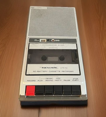 Grabadora Cassette Realista CTR-70 Radio Shack Probada Funcionando y Excelente Estado! Foto 1 de 4